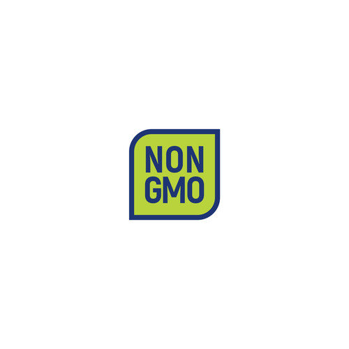 Food Packaging NON-GMO Logo-ontwerp door aldams