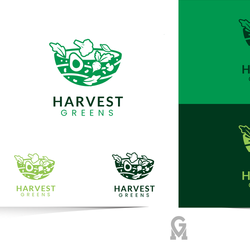 New Fast Casual Greens Based Food Concept Design our Signage, Logo to launch our concept Design by M.G. designs