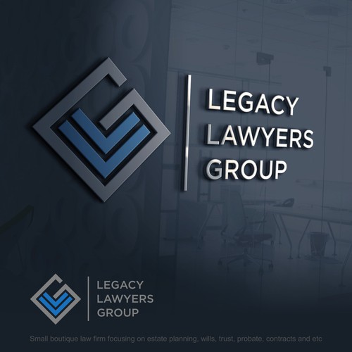 Small boutique law firm specializing in wills, trust, probate Design by bersyukur