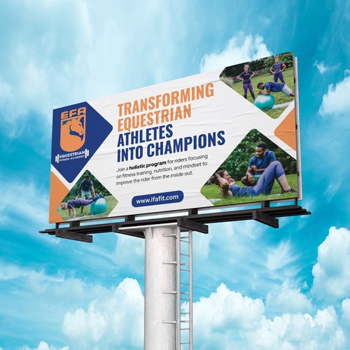 We need an amazingly classic and timeless banner for equestrian fitness academy Design by SoftSkills