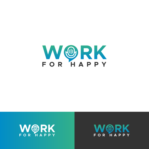 We need a fun and engaging Podcast logo for a Pod about happiness in work and life Design by keoart