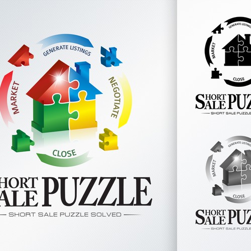 New logo wanted for Short Sale puzzle Diseño de Wolvi