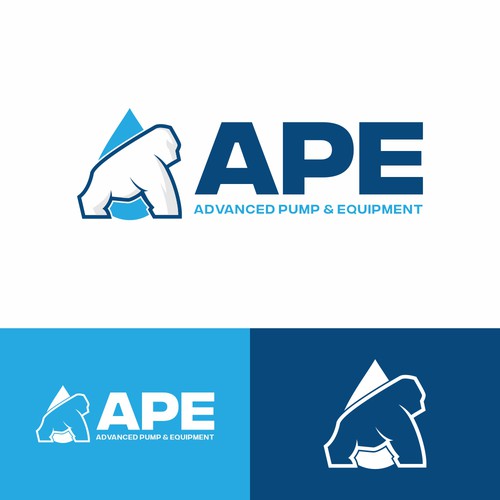 APE (Advanced Pump and Equipment) logo redesign Design by Aanz ✅