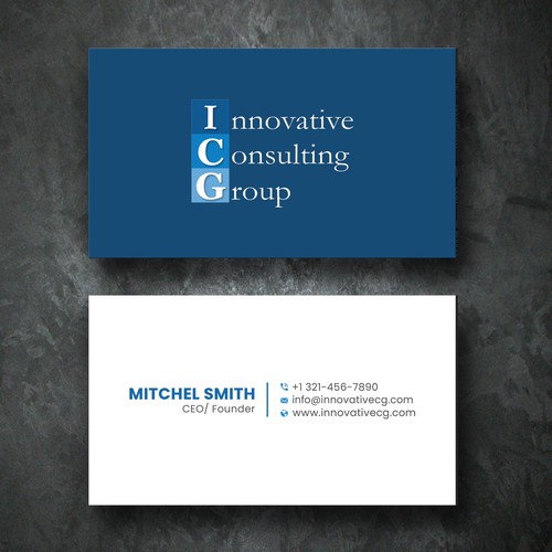 ICG Business Cards Design by Create_Point