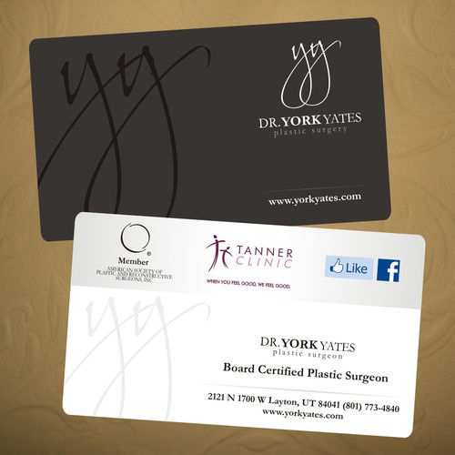 Dr. York Yates Plastic Surgery - business card Design by Gaurav Matta