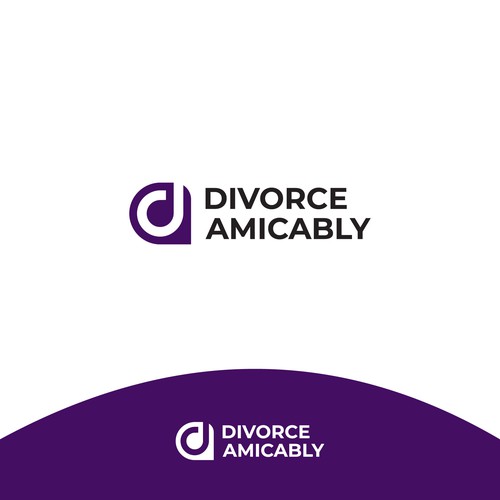 Logo for a new, healthy way for reasonable people to divorce Design by eRsiti_Art