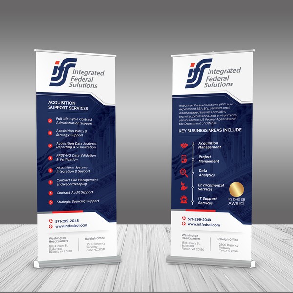 Design by Analyn26 titled "A Modern Banners for Management Consulting Services"