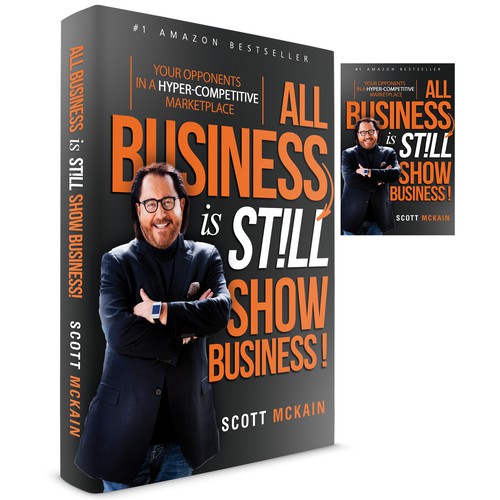 "ALL Business is STILL Show Business!" book cover -- to show the world! Design by libzyyy