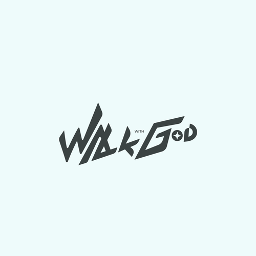 Walk With God Minimalist Luxury Logo for a Modern Faith & Fashion Brand Design by EXPOinf