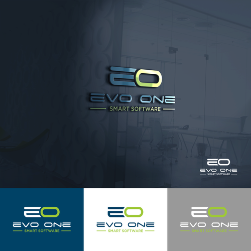 "Logomarca para a empresa de tecnologia EVO ONE." winning Logo design