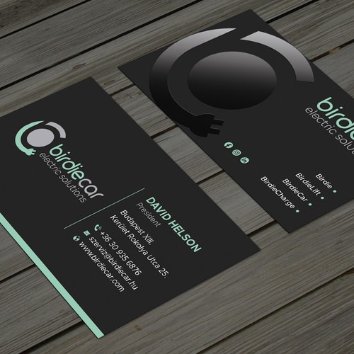 business card for company called birdie Design by Taaiebah