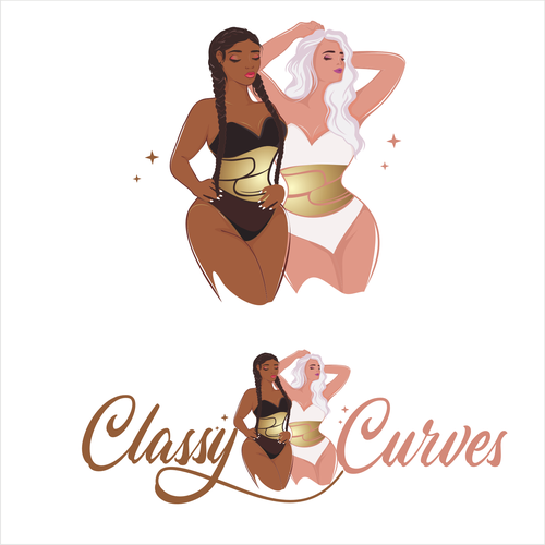 Design Design a classy gym wear logo for all women, with the expectation of appealing to curvy women mainly di JDL's