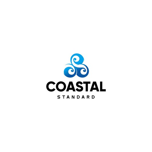 Logo and Brand Guide for Coastal Clothing Brand Design by monstersoc