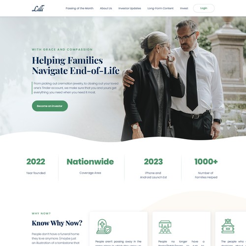 Fake Tech Startup in the Funeral Industry Seeking Website Design Design by ⚡️unbox.style⚡️