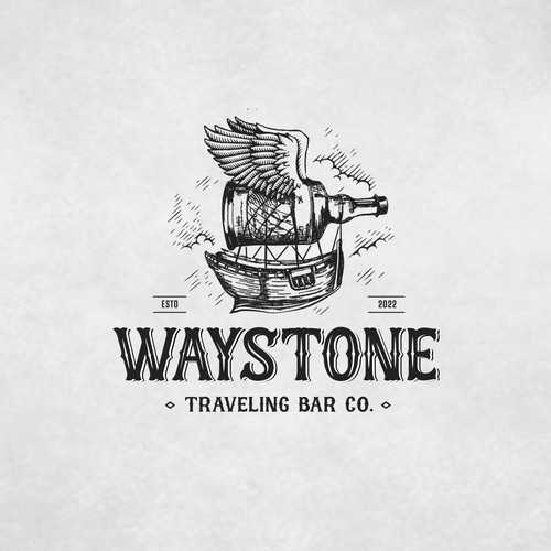 Design a rustic, bespoke logo for an artisan mobile bar company in Atlanta!-ontwerp door ClaudioRegina