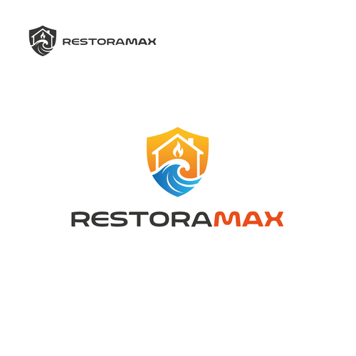 Restoration Company Branding. Design by BigHeadStudio