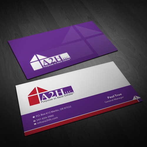 Create a winning business card design for Real Estate with a purpose Design by Concept Factory