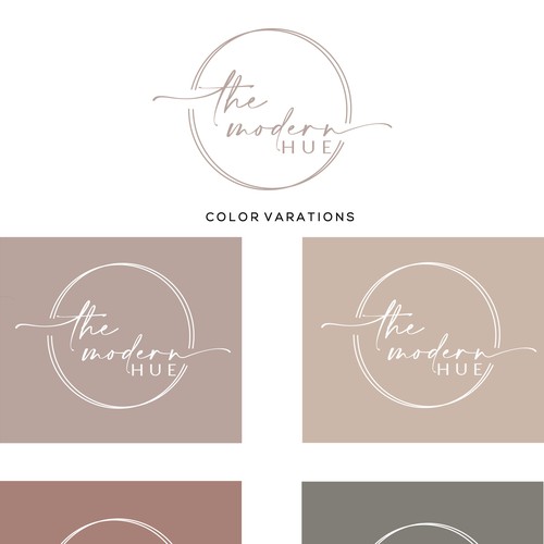 The Modern Hue Logo Design by Ash15