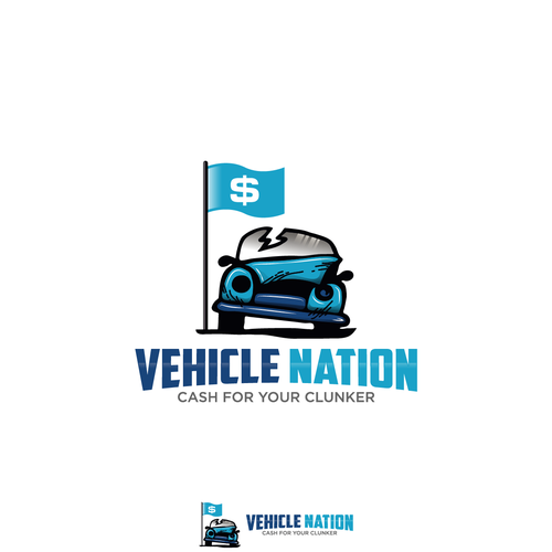 Vehicle Nation Seeks Logo For Junk Car Business. Design by ryART