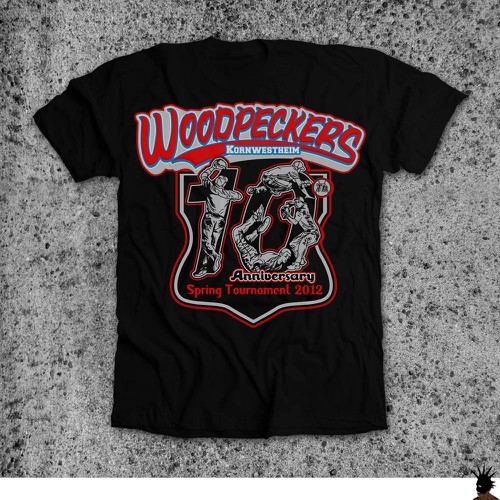 Help Woodpeckers Softball Team with a new t-shirt design デザイン by vabriʼēl