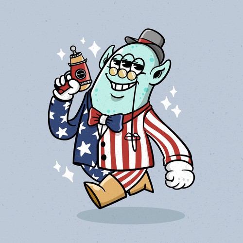 Mascot for Uranus Fudge Factory and General Store Design by NigmaStudio