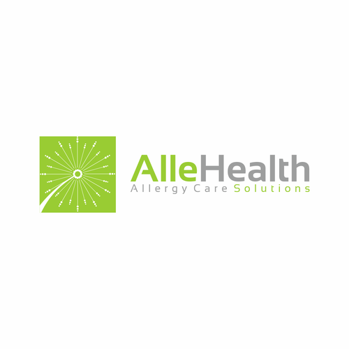 Create a logo for a new allergy company called AlleHealth Design by suket design