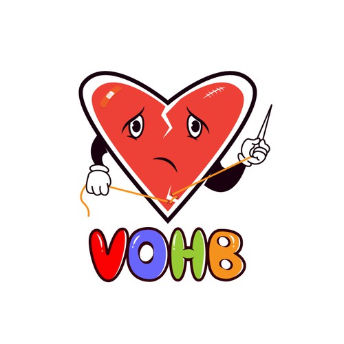 Broken Heart logo Diseño de VBK Studio