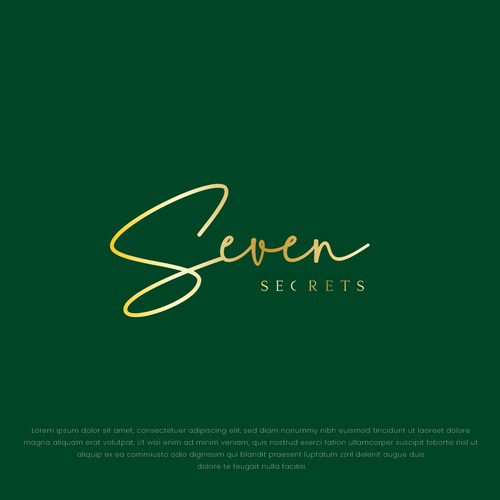 Logo Design for luxurious massage oil brand "Seven Secrets" Design by NajninD