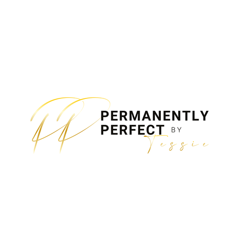 Modern and Clean Permanent Makeup Logo making my brand stand out and be easily identifiable. Design by AEI™