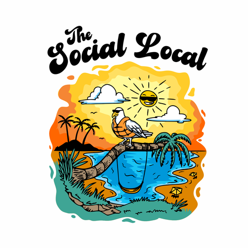 Beachy Clothing Brand Logo Design by Ongie