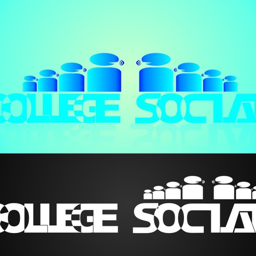 logo for COLLEGE SOCIAL Design by <<tsu>>