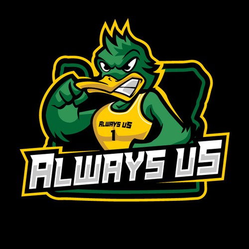 Basketball Logo for Always Us - Your Winning Logo Featured on Major Sports Network Design réalisé par JDRA Design