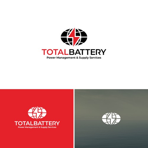 Total Battery Logo Design Design by Black-Pepper