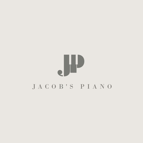 Diseño de Piano related logo for my popular YouTube brand de vividesignlogo