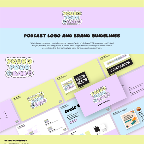 Your Poor Dad Podcast Logo & Branding