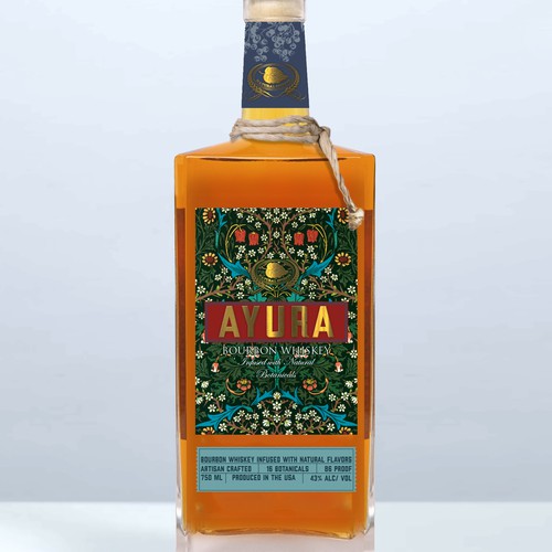 Design an attractive label for a new Bourbon Whiskey Design réalisé par Windmill Designer™