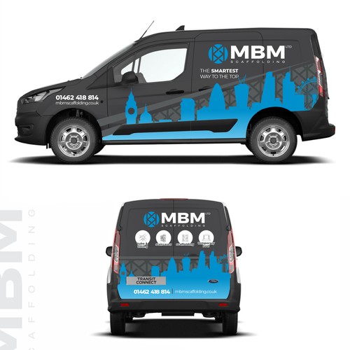 MBM Scaffolding - Van Design Design by Daniel Quaresma