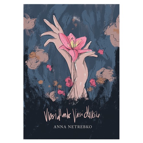 Illustrate a key visual to promote Anna Netrebko’s new album Réalisé par bananodromo