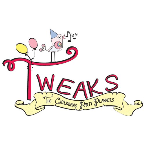 logo for Tweaks - The Children's Party Planners Design by piripal