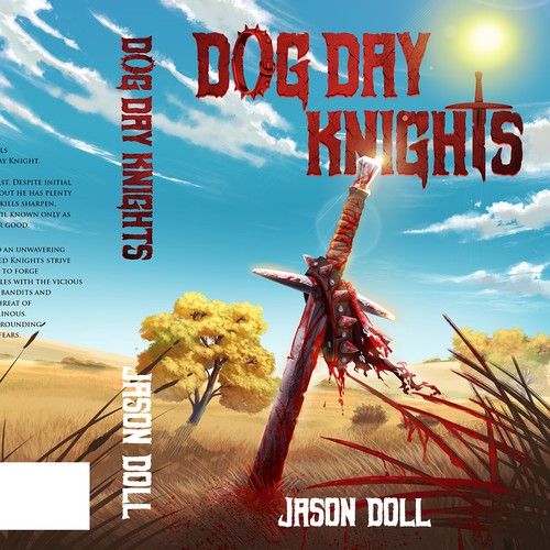 Eye-catching horror fantasy book cover Design by xhiinfiel