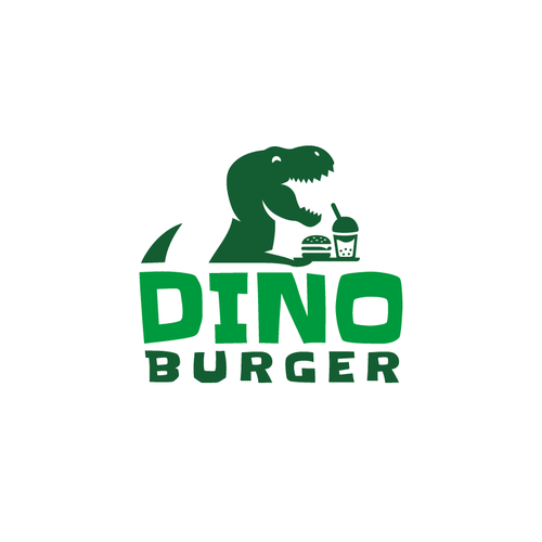 Designs | Logo d'un dinosaure pour un restaurant fast food et bubble ...
