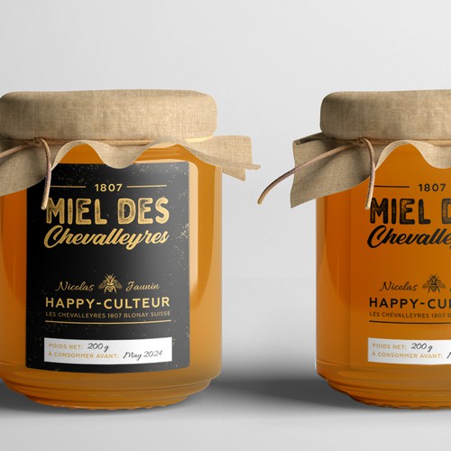 Creer Un Design Pour Une Etiquette De Pot De Miel D Un Petit Artisans En Accord Avec La Nature Product Label Contest 99designs