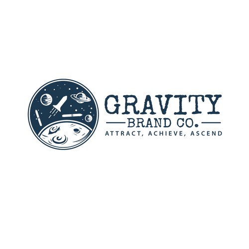 Logo for Gravity Brand Co. Design by websmartusa