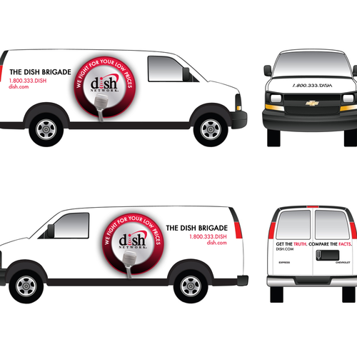 Diseño de V&S 002 ~ REDESIGN THE DISH NETWORK INSTALLATION FLEET de Superstartist