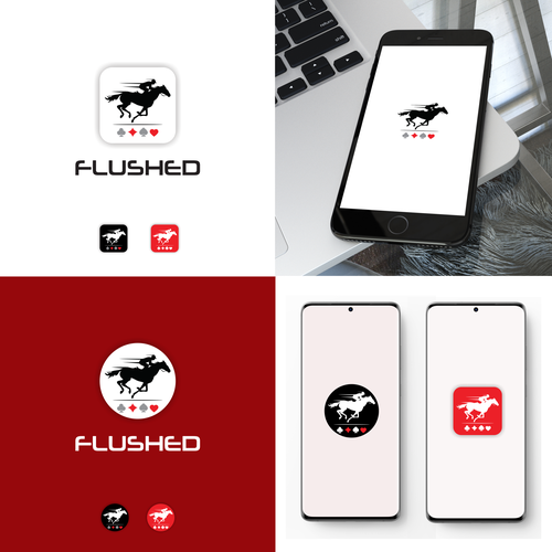 Flushed Icon Logo Design by kms*desen