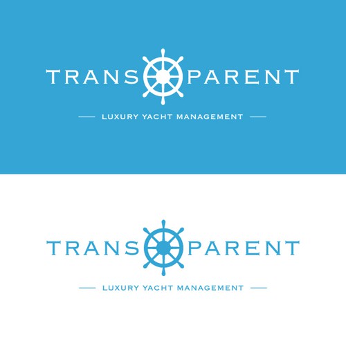 logo for TRANSPARENT Luxury Yacht Management Design by Janek Krause