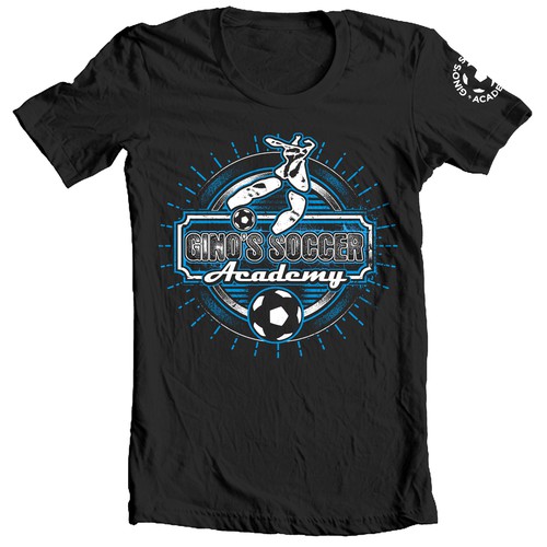 Unique Soccer Camp T-shirt design that kids 4-17 years old want to wear year round Design by G.T NINE