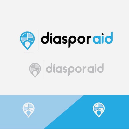 Design a powerful logo for diasporaid, an impact-oriented network/platform for expats Design by JosephA