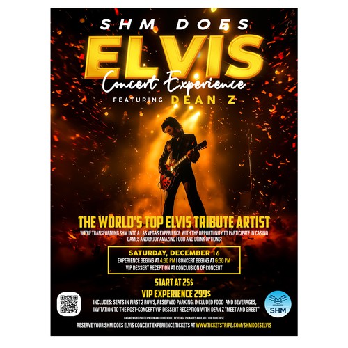 Creative Elvis Tribute Concert Experience Poster Needed! Design by BoodyKhaled