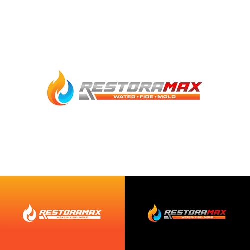 Restoration Company Branding. Design by Aleta21